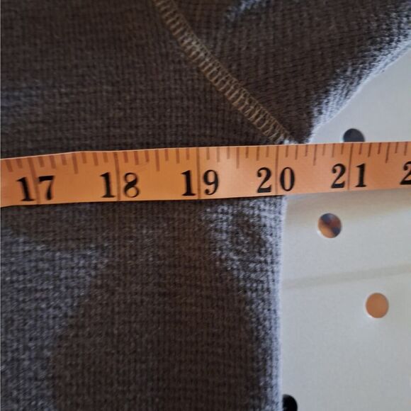 Volcom Mens Graphic Slammed Thermal Shirt Pullover Surfer Skater Waffle Large - Picture 9 of 10